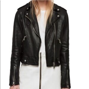 All saints Vixon Biker Leather Jacket